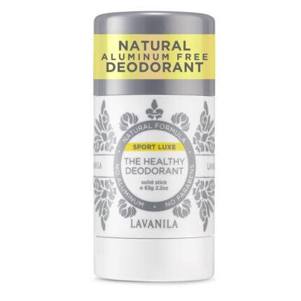 Lavanila Aluminum Free Sport Luxe Deodorant, 2oz - The Healthy Deodorant for Men & Women - Triple Odor Protection, Fresh Scent Solid Stick, Vegan